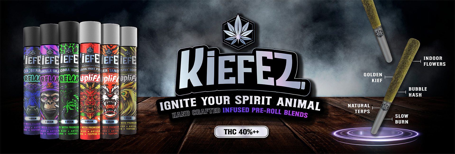 Ignite-your-spirit-animal-kiefEZ-Infused-prerolls